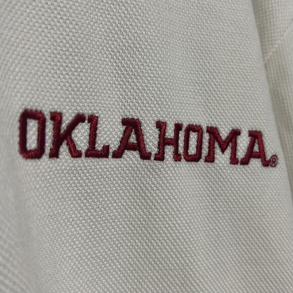 🔥🔥 OKLAHOMA OU SOONERS Jordan Dri-Fit Polo Shirt - Men Sz XL - EXCELLENT - Picture 6 of 10